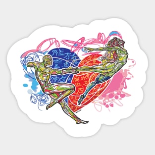 Paralympic Heart Sticker